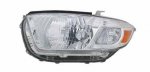 2009 Toyota Highlander Left Driver Side Replacement Headlight