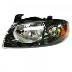 Nissan Sentra 2004-2006 Black Left Driver Side Replacement Headlight