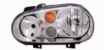 2004 VW Golf Left Driver Side Replacement Headlight