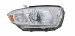 2010 Toyota Highlander Right Passenger Side Replacement Headlight