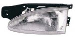 Hyundai Accent Hatchback 1995-1999 Right Passenger Side Replacement Headlight