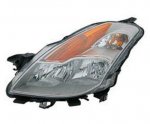 Nissan Altima Coupe 2008-2009 Left Driver Side Replacement Headlight