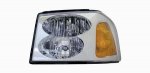 2008 GMC Envoy Left Driver Side Replacement Headlight
