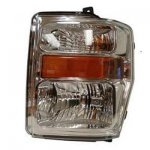 2008 Ford F350 Super Duty Left Driver Side Replacement Headlight