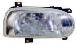 1998 VW Golf Left Driver Side Replacement Headlight