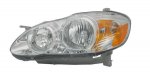 2007 Toyota Corolla Left Driver Side Replacement Headlight