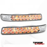 GMC Sierra 2500HD 1999-2006 Chrome Front Bumper Lights
