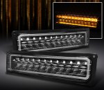 GMC Suburban 1994-1999 Black LED Bumper Lights