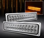 GMC Suburban 1994-1999 Clear LED Bumper Lights