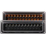GMC Sierra 3500 1994-1998 Anzo Black Front Bumper Lights