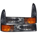 Ford F250 Super Duty 1999-2004 Bumper Lights and Corner Lights Smoked