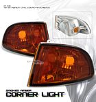 Honda Civic Hatchback 1992-1995 Smoked Amber Corner Lights