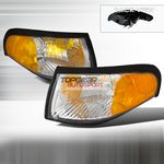 Ford Mustang 1994-1998 Depo Clear Corner Lights