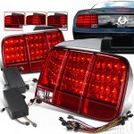 Ford Mustang 2005-2009 Red Sequential LED Tail Lights