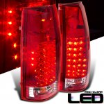 Chevy 1500 Pickup 1988-1998 LED Tail Lights Red and Clear
