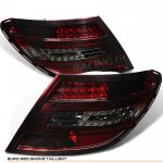Mercedes Benz C Class 2008-2010 Red and Smoked LED Tail Lights