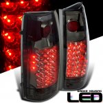 Chevy Tahoe 1995-1999 LED Tail Lights Smoked Lenses