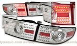 Honda Accord Sedan 2003-2005 Depo Clear LED Tail Lights