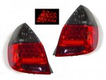 2006 Honda Fit Depo Red and Smoked LED Tail Lights
