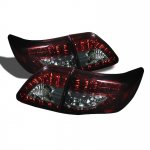 2010 Toyota Corolla Red and Smoked LED Tail Lights