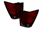 2005 Jeep Grand Cherokee Red Smoked LED Tail Lights