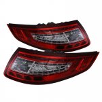 Porsche 911 2005-2008 Red and Clear LED Tail Lights