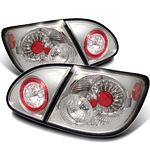 2007 Toyota Corolla Clear LED Tail Lights
