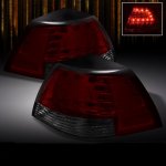 Pontiac G8 2008-2009 Red and Smoked LED Tail Lights