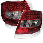 2001 Audi A4 Red and Clear LED Tail Lights