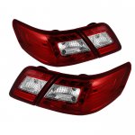 2007 Toyota Camry Red and Clear LED Tail Lights
