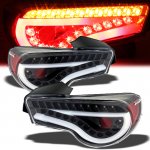 2017 Subaru BRZ Black LED Tail Lights