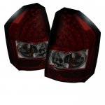 Chrysler 300C 2008-2010 Red and Smoked LED Tail Lights