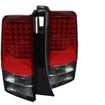 2004 Scion xB Red and Smoked LED Tail Lights