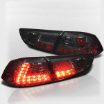 2015 Mitsubishi Lancer Smoked LED Tail Lights