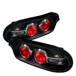 1993 Mazda RX7 Black LED Tail Lights
