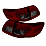 Toyota Corolla 2009-2011 Red and Smoked LED Tail Lights