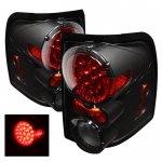 Mercury Mountaineer 2002-2005 Black LED Tail Lights