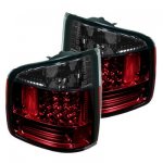 2004 GMC Sonoma Red and Smoked LED Tail Lights