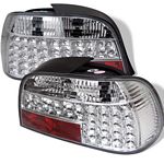 1995 BMW E38 7 Series Clear LED Tail Lights