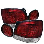 2004 Lexus GS300 Red and Clear LED Tail Lights