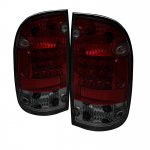 2002 Toyota Tacoma Red and Smoked LED Tail Lights