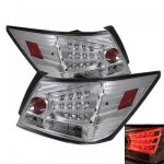 Honda Accord Sedan 2008-2012 Clear LED Tail Lights