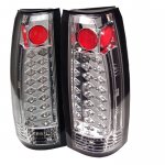 1990 GMC Sierra 2500 Clear LED Tail Lights