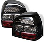 1995 VW Golf Black LED Tail Lights