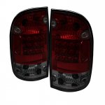 Toyota Tacoma 1995-2000 Red and Smoked LED Tail Lights