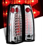Chevy 3500 Pickup 1988-1998 Clear LED Tail Lights