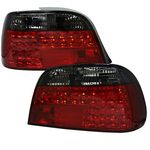 1999 BMW E38 7 Series Red and Smoked LED Tail Lights