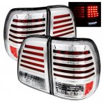 Toyota Land Cruiser 1998-2005 Clear LED Tail Lights