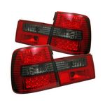 1990 BMW E34 5 Series Red and Smoked LED Tail Lights