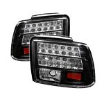 Ford Mustang 1999-2004 Black LED Tail Lights